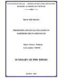 Summary of PhD thesis: Promoting financial inclusion in Northern Delta Provinces