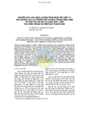 Nghiên cứu xác định lượng phân bón NPK hợp lý cho giống lạc L23 trồng xen với mía trong điều kiện có che phủ nilon vụ xuân 2006 - 2008 tại vùng trung du miền núi Thanh Hoá