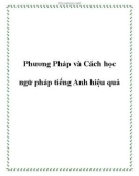 Phương Pháp và Cách học ngữ pháp tiếng Anh hiệu quả