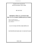 Luận văn Thạc sĩ Công nghệ thông tin: Mở rộng công cụ activiti cho đặc tả và cài đặt chính sách an ninh