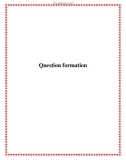 Question formation