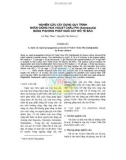 Nghiên cứu xây dựng quy trình nhân giống hoa violet châu Phi (Saintpaulia) bằng phương pháp nuôi cấy mô tế bào