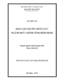 Tóm tắt luận văn Thạc sĩ Kinh tế: Đào tạo nguồn nhân lực ngành bưu chính tỉnh Bình Định