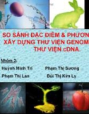 Báo cáo: So sánh đặc điểm và phương pháp xây dựng thư viện genomic DNA, thư viện cDNA