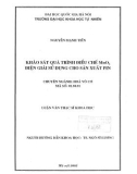 Luận văn Thạc sĩ Khoa học: Khảo sát quá trình điều chế MnO2 điện giải sử dụng cho sản xuất pin