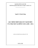 Luận án Tiến sĩ Quan hệ quốc tế: Quá trình triển khai sức mạnh mềm của Nhật Bản tại Đông Nam Á (2001-2021)