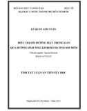 Tóm tắt Luận án Tiễn sĩ Y học: Điều trị sỏi đường mật trong gan qua đường hầm ống Kehr bằng ống soi mềm