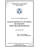 XE HAI BÁNH TỰ CÂN BẰNG DI CHUYỂN TRÊN ĐỊA HÌNH PHẲNG