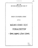 Báo cáo khoa học: Màng sinh học Vinachitin-Ứng dụng lâm sàn