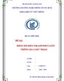 Đề tài: ĐỒNG HỒ HIỂN THỊ GIỜ PHÚT GIÂY THÔNG QUA LED 7 ĐOẠN