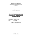 luận văn: TIỂU THUYẾT VỀ CHIẾN TRANH TRONG VĂN HỌC VIỆT NAM SAU 1975- NHỮNG KHUYNH HƯỚNG VÀ D=SỰ ĐỔI MỚI NGHỆ THUẬT