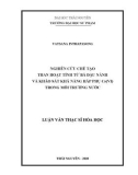 Luận văn Thạc sĩ Hoá học: Chế tạo than hoạt tính từ bã đậu nành và khảo sát khả năng hấp phụ Cr(VI) trong môi trường nước