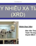 Bài thuyết trình: Máy nhiễu xạ tia X