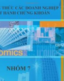 Thuyết trình: Phương thức các doanh nghiệp phát hành chứng khoán