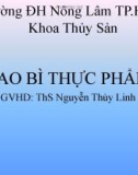 Đề tài: Ảnh hương của bao bì đến đời sống và môi trường