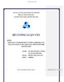 Luận văn: ĐÁNH GIÁ VẬN HÀNH PHÂN XƯỞNG AMMONIA CỦA NHÀ MÁY ĐẠM CÀ MAU KHI THAY ĐỔI NGUỒN KHÍ NGUYÊN LIỆU