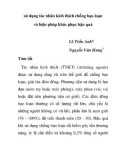 Báo cáo y học: sử dụng tác nhân kích thích chống bạo loạn và biện pháp khác phục hậu quả