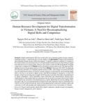 Human resource development for digital transformation in Vietnam: A need for reconceptualizing digital skills and competence