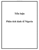 Tiểu luận: Phân tích kinh tế Nigeria