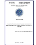 Luận văn Thạc sĩ Sinh học: Nghiên cứu sản xuất thử nghiệm huyết thanh kháng nọc rắn Cạp nia Bắc (Bungarus multicinctus) tinh chế