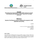 Báo cáo nghiên cứu khoa học Developing Good Agricultural Practice (GAP) systems for dragon fruit producers and exporters in Binh Thuan and Tien Giang provinces - Milestone 8 