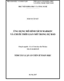 Tóm tắt luận án Tiến sĩ Toán học: Ứng dụng mô hình xích Markov và chuỗi thời gian mờ trong dự báo