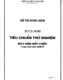 Báo cáo Tiêu chuẩn thử nghiệm Máy điện một chiều công suất đến 200kW