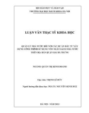 Luận văn Thạc sĩ Quản trị kinh doanh: Quản lý nhà nước đối với các dự án đầu tư xây dựng công trình sử dụng vốn NSNN trên địa bàn quận Hai Bà Trưng