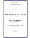 Luận văn Thạc sĩ Khoa học: Một số giải pháp nâng cao năng lực quản trị tài chính tại Công ty cổ phần kỹ thuật Seen