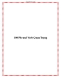 100 Phrasal Verb Quan Trọng