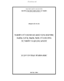 Luận văn Thạc sĩ Khoa học: Nghiên cứu đánh giá khả năng hấp phụ Fe(III), Cr(VI), Mn(II), Ni(II) của đá ong tự nhiên và quặng apatit