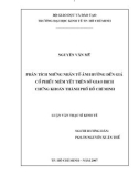 Luận văn thạc sỹ kinh tế: Phân tích những nhân tố ảnh hưởng đến giá cổ phiếu niêm yết trên sở giao dịch chứng khoán TPHCM