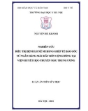 Luận án Tiến sĩ Y học: Nghiên cứu điều trị bệnh lơ xê mi bằng ghép tế bào gốc từ Ngân hàng máu dây rốn cộng đồng tại Viện Huyết học - Truyền máu Trung ương