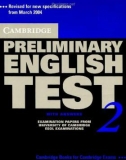 Ebook Cambridge preliminary English: Test 2