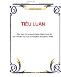 TIỂU LUẬN: Thực trạng việc áp dụng thương mại điện tử trong việc đặt vé máy bay trực tuyến của hãng hàng không Jetstar Pacific