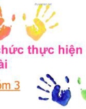 Tổ chức thực hiệnđề tài