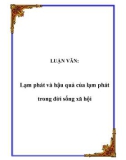 LUẬN VĂN: Lạm phát và hậu quả của lạm phát trong đời sống xã hội