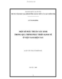 Tóm tắt Luận văn Thạc sĩ Triết học: Một số mâu thuẫn nảy sinh trong quá trình phát triển kinh tế ở Việt Nam hiện nay