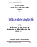 Đề Tài: Phân tích và xây dựng hệ thống đo và điều khiển tốc độ động cơ