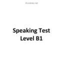 Lesson Speaking test level B1