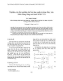 Báo cáo nghiên cứu khoa học Nghiên cứu thử nghiệm dự báo hạn ngắn trường thủy văn Biển Đông bằng mô hình MDEC3D 