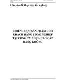 Chuyên đề thực tập tốt nghiệp: Chiến lược sản phẩm cho khách hàng công nghiệp tại Công ty Nhựa cao cấp Hàng Không