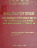 Khóa luận tốt nghiệp: Vai trò của chiến lược sản phẩm ngân hàng trong việc nâng cao khả năng cạnh tranh của Ngân hàng, thực trạng tại Ngân hàng TMCP Kỹ thương Việt Nam