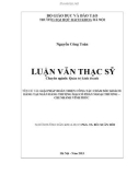 Luận văn Thạc sĩ Quản trị kinh doanh: Giải pháp hoàn thiện công tác chăm sóc khách hàng tại Ngân hàng Thương mại cổ phần Ngoại thương Việt Nam – Chi nhánh Vĩnh Phúc