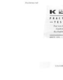 Cambridge key English test with Ket practice tests four tests