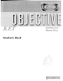 Student's book and Objective ket