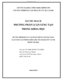 Tiểu luận: TRÌNH BÀY SỰ VẬN DỤNG NHỮNG PHƯƠNG PHÁP LUẬN SÁNG TẠO TRONG KHOA HỌC ĐỂ GIẢI QUYẾT VẤN ĐỀ TRONG TIN HỌC