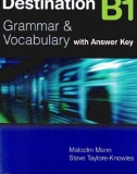 Vocabulary with answer key B1 Grammar