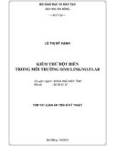 Tóm tắt luận án Tiến sĩ kỹ thuật: Kiểm thử đột biến trong môi trường Simulink/Matlab