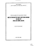 Một số vấn đề pháp luật kinh doanh và đầu tư các nước Asean